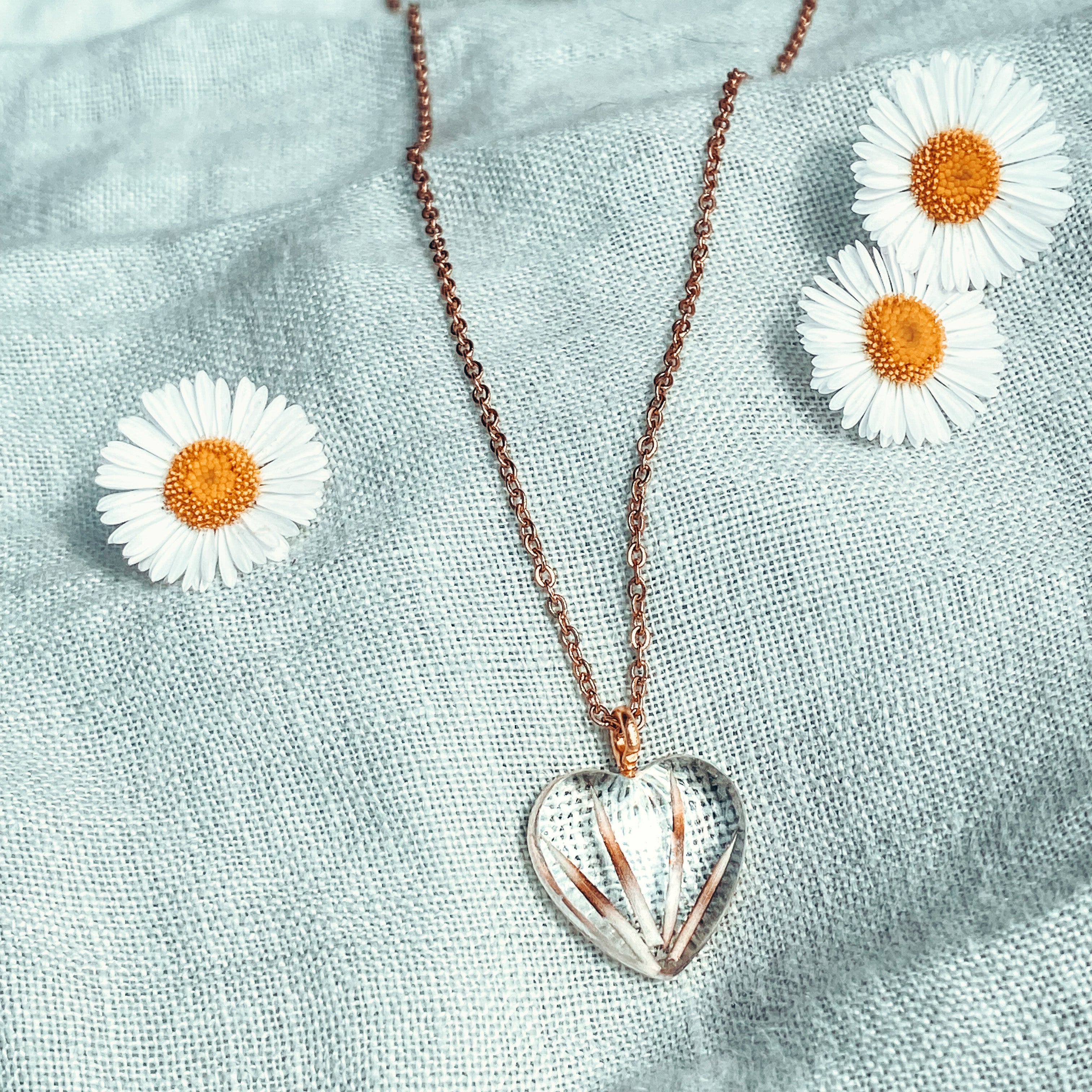 Tiny Personalized Heart Necklace