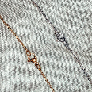 Tiny Personalized Drop Necklace